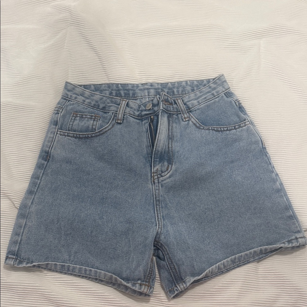 Classic Blue Denim Women's Shorts
